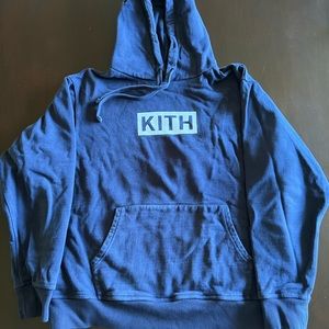 Navy blue size large (L) Kith Bogo Hoodie